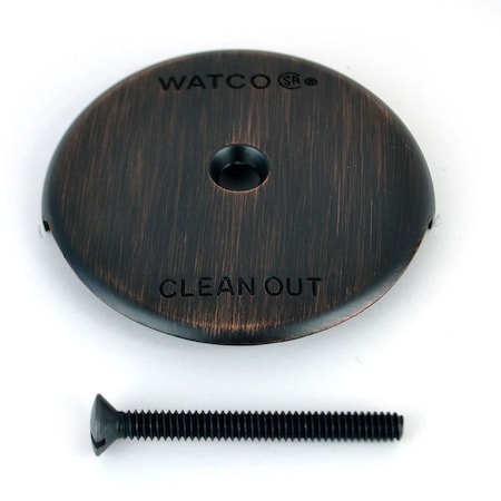 Watco One-Hole Bath Overflow Plate Includes Overflow and Screw, Bronze 18001-BZ